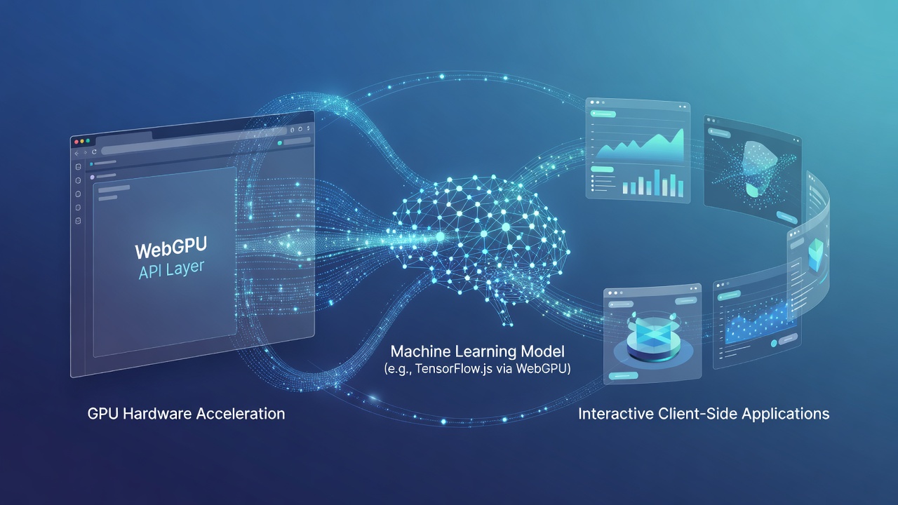 Mid-article view of climate modeling dashboard using browser-based machine learning via WebGPU